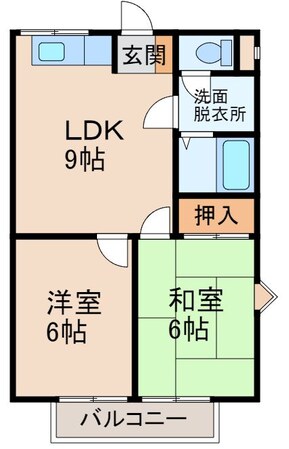 グリーンフル谷口の物件間取画像